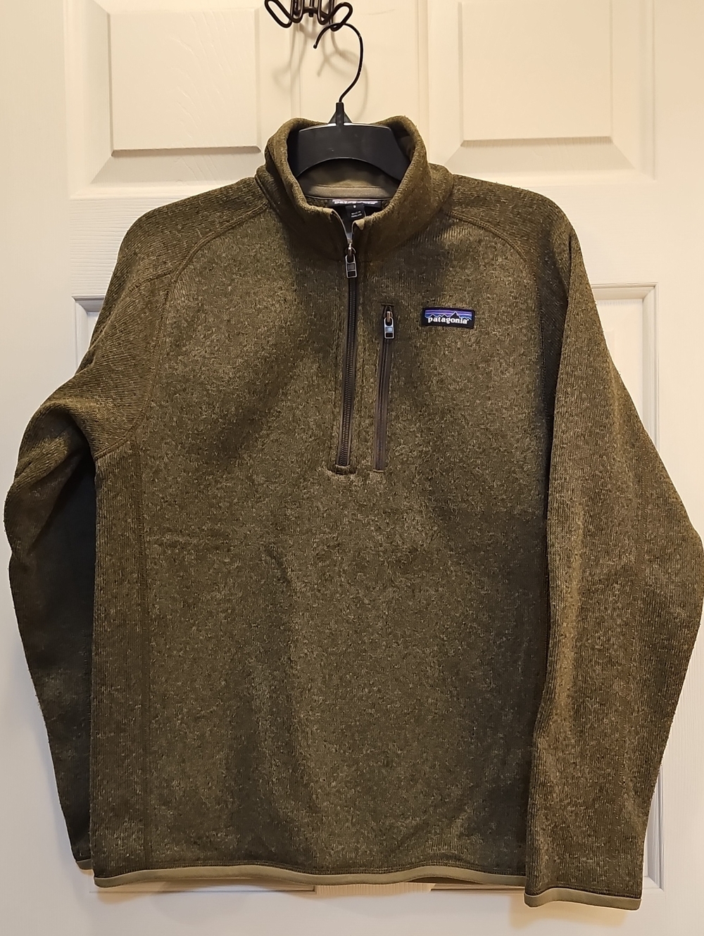 Patagonia Men's Size S Better Sweater Olive Half-Zip Fleece Pullover